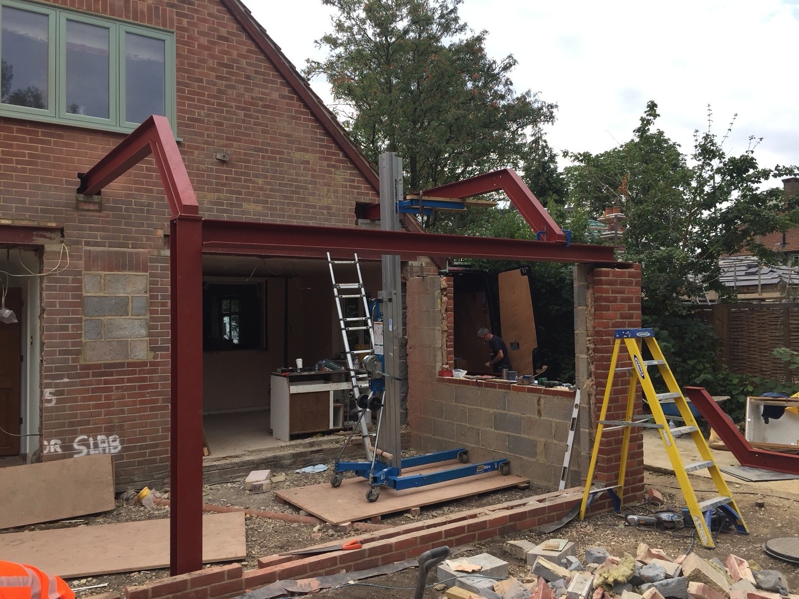 Building and construction works completed on a property in Surrey