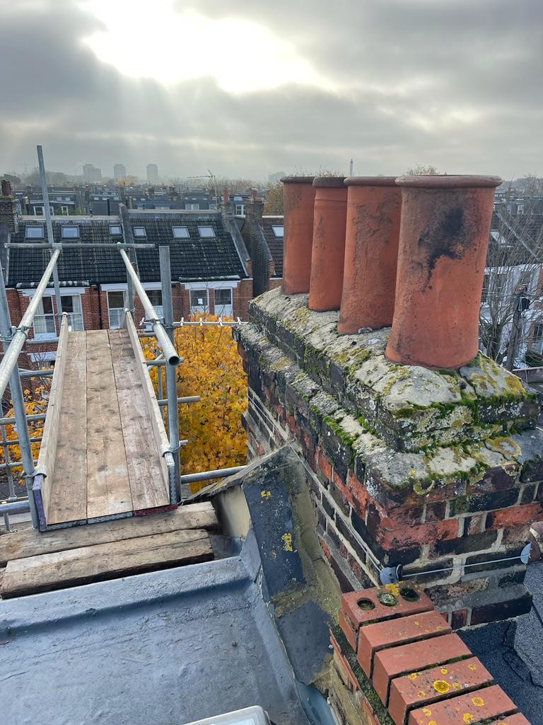 Roof repair carried out on a residential property in London